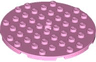 Plate, Round 8 x 8 with Hole
