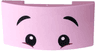 Slope, Curved 4 x 2 x 2/3 Double with Face with Black Eyebrows and Eyes with Dark Red Wrinkles Pattern