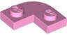 Plate, Round Corner 2 x 2 with 1 x 1 Cutout