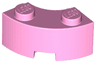 Brick, Round Corner 2 x 2 Macaroni with Stud Notch and Reinforced Underside