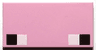 Tile 2 x 4 with Small White and Black Squares Pattern (Minecraft Pig Eyes)