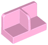 Panel 1 x 2 x 1 with Rounded Corners and Center Divider