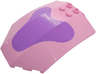 Windscreen 8 x 6 x 2 Curved Sloped Sides with Medium Lavender Spot Pattern