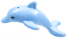 Dolphin, Friends Style, Jumping with Bottom Axle Holder with Medium Azure Eyes with Double Eyelashes Pattern