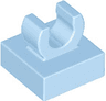 Tile, Modified 1 x 1 with Open O Clip