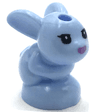 Bunny / Rabbit, Friends Style, Baby, Sitting with Black Eyes, Medium Lavender Nose Pattern