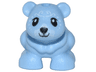 Hamster / Mouse, Mini Doll Style with Black Eyes, Nose and Mouth and White Muzzle and Face Decorations Pattern (Elves Lil' Blu)
