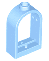 Window 1 x 2 x 2 2/3 with Rounded Top
