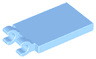 Tile, Modified 2 x 3 with 2 Open O Clips