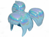 Mini Doll, Hair Short Bangs and 2 Short Pigtails with Iridescent Coating Pattern