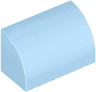 Slope, Curved 1 x 2 with Bottom Stud Holder
