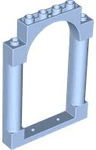 Door, Frame 1 x 6 x 7 Arched with Notches and Rounded Pillars