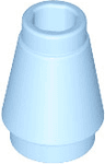 Cone 1 x 1 with Top Groove