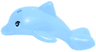 Dolphin, Friends Style, Baby Jumping with Black and White Eyes, Upper Eyelids Pattern
