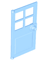 Door 1 x 4 x 6 with 4 Panes and Stud Handle