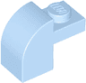 Slope, Curved 2 x 1 x 1 1/3 with Recessed Stud