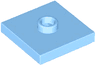Plate, Modified 2 x 2 with Groove and 1 Stud in Center (Jumper)