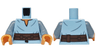 Torso Tunic with Belt with Sand Blue Wrinkles Pattern / Sand Blue Arms / Nougat Hands