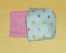Duplo, Cloth Sleeping Bag with Orange Crowns and Pink Hearts Pattern