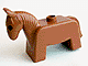 Duplo Horse Small with Solid Black Eyes Pattern