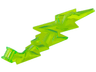 Wave Angular Single with Axle Hole End (Lightning Bolt)
