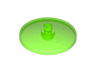 Dish 4 x 4 Inverted (Radar) with Solid Stud
