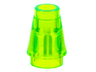 Cone 1 x 1 with Top Groove