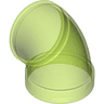Cylinder Tube, Curved 45 degrees