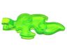 Wave Rounded Straight Small with Clip End (Flame)