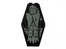 Container, Coffin Lid with Light Bluish Gray Vampire and White Cobwebs Pattern