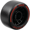 Wheel 24 x 13.4 with Pin Hole with Molded Black Hard Rubber Tire and Printed Red 'PIRELLI', 'P ZERO' and Arcs Pattern
