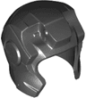 Minifigure, Headgear Helmet Space with Open Face and Top Hinge, with Angular Cheeks  (Iron Man)