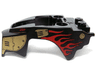 Flywheel Fairing Lion Shape with Gold Armor and Red Flames Pattern