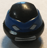 Minifigure, Head, Modified Ninja Turtle with Blue Mask and Teeth Pattern (Shadow Leonardo)