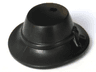 Minifigure, Headgear Hat, Wide Brim Down with Knotted Band