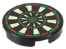 Tile, Round 2 x 2 with Bottom Stud Holder with Dart Board Pattern