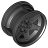 Wheel 56mm D. x 34mm Technic Racing Medium, 6 Pin Holes