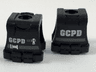 Minifigure Vest Body Armor with White 'GCPD' and Dark Bluish Gray Belt Pattern