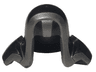 Minifigure, Headgear Hood with Shoulder Pads with Pearl Dark Gray Trim Pattern