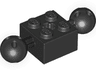 Technic, Brick Modified 2 x 2 with 2 Ball Joints and Axle Hole