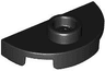 Plate, Round 1 x 2 Half with 1 Stud (Jumper)