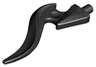 Wave Rounded Curved Single with Bar End and Triangular Base (Flame)