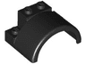 Vehicle, Mudguard 4 x 3 x 1 2/3 with Arch Round, Wide Cylinder