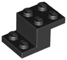 Bracket 3 x 2 x 1 1/3 with Bottom Tube