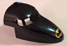 Aircraft Fuselage Forward Top Curved 6 x 10 x 4 with 5 Window Panes with Batman Logo Pattern