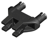 Technic, Pin Double Triangle 1 x 3 with 2 Clips with Squared Pin Holes