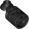 Technic Rotation Joint Cylinder with Pin Hole and Rotation Joint Ball Half