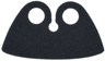 Minifigure Cape Cloth, High Rounded Collar