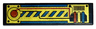 Tile 1 x 4 with RoboForce Gold, Red and Blue Circuitry Pattern