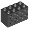 Brick, Modified 2 x 4 x 2 with Studs on Sides